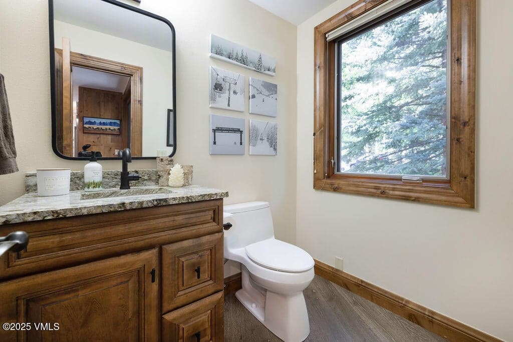 Main floor powder room