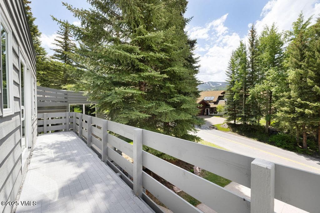 Upstairs deck