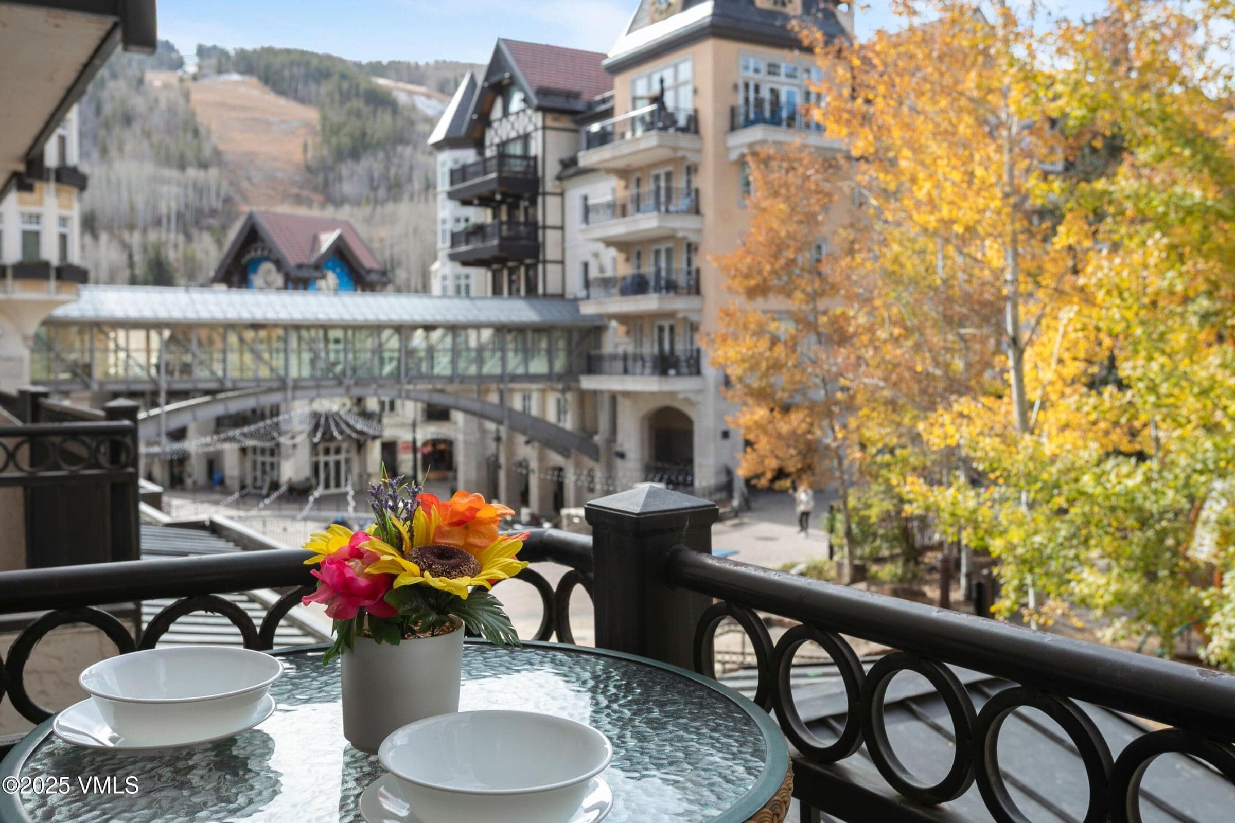 Great views from balcony