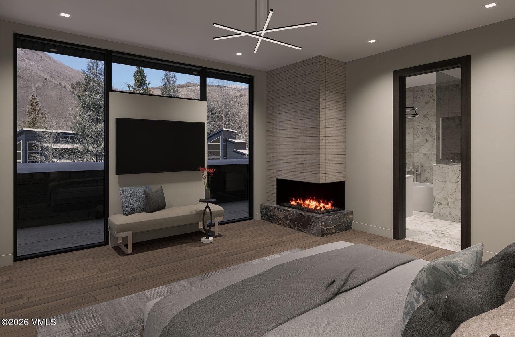 rendering master bedroom