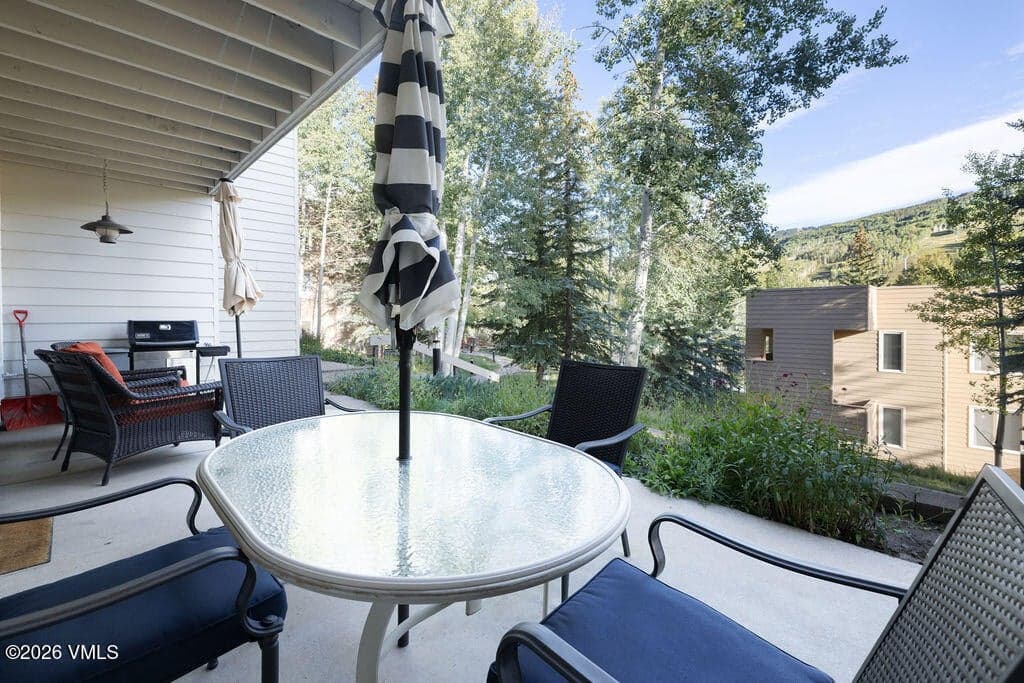 Perfect spot for apres ski